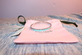 NWT  Kate Spade Enameled  Bracelet With Pouch