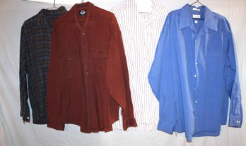 4 Mens Lightweight Long Sleeve Shirts