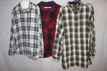 3 Winter Weight Long Sleeve Shirts