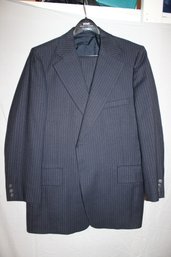 3 Piece Pin Striped Suit Size 46L