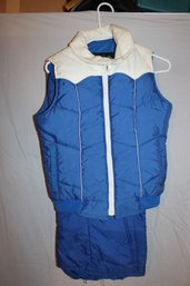 Vintage Aspen Size Medium 2 Piece Ski Snow Suit