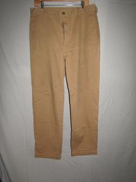 LL Bean Flannel Lined Pants Size 35x34