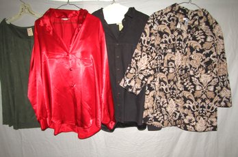 Lot Of Womens Long Sleeve Shirts