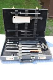 CARVING KNIFE SET IN BRIEFCASE
