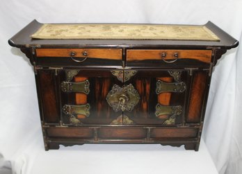 ANTIQUE KOREAN PAGODA CABINET