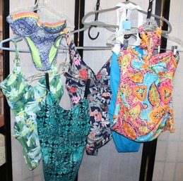 COLLECTION OF BATHING SUITS SIZE MEDIUM (#128)