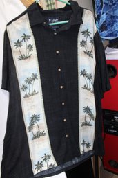 Mens Palm Tree Shirt Size 2x