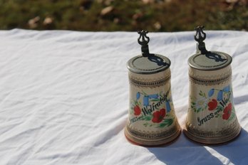 2 Vintage German Steins