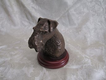 Douglas Gray Tudor Bronze Terrier Sculpture