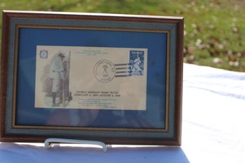 Framed Babe Ruth First Day Cover