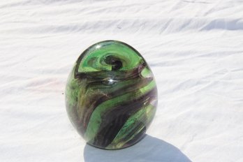 Swirl Glass Paperweight