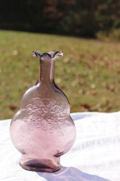 Purple Glass Bud Vase