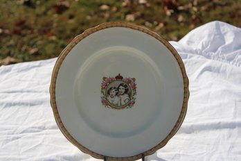 Princess Elizabeth & Margaret Rose Grindley Plate