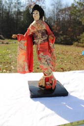 Geisha Doll On Stand