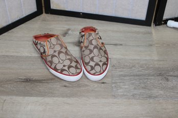 Coach Slip On Brianna Canvas Sneakers Size 7.5