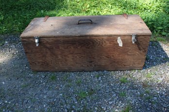 Wood Wooden Storage Box Chest