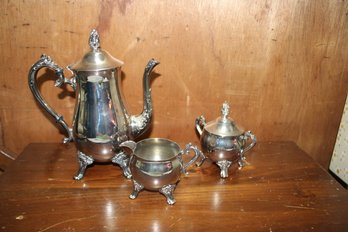 Vintage EP Brass Tea Set