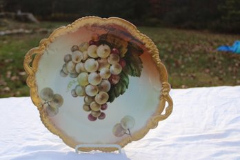 Wurttemberg Gold Gilt Grapes Motif Decorative Plate