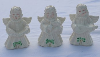 3 VINTAGE BELLEEK CHOIR OF ANGLES