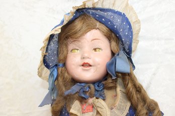 Vintage Composition Slerpy Eye Doll