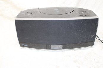 Capello Home Stereo Speaker - Clock CD Player Radio