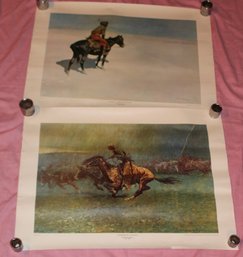 2 Fredric Remington Posters