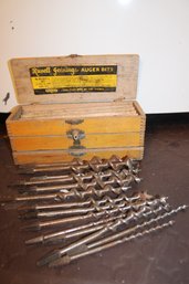 AUGER BITS AND RUSSEL JENNINGS BOX