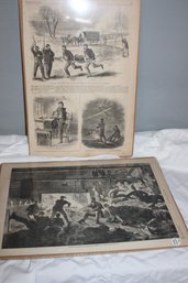 HARPERS  WEEKLY 1863 - WOOD ENGRAVINGS - HOMER WINSLOW