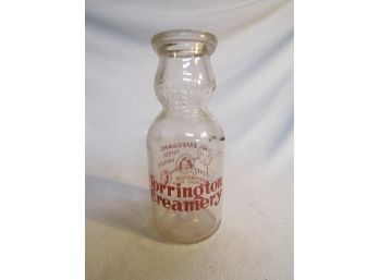 ONE PINT TORRINGTON CREAMERY MILK BOTTLE