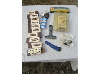 OUTLETS, SHARPENING STONE, SCRAPER LOT