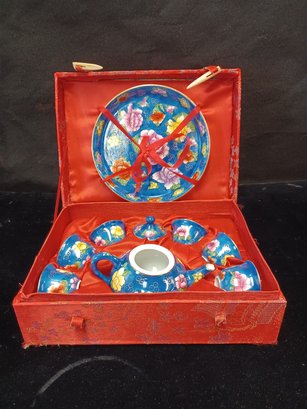 Vintage Miniature Chinese Tea Set