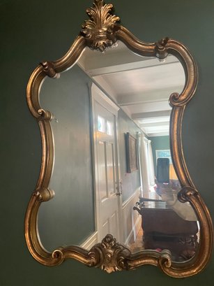 Vintage Regency Style Gold Mirror
