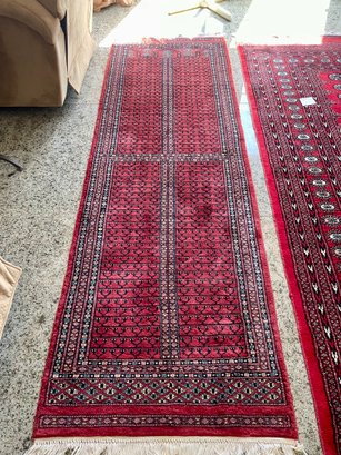 Hand Knotted Wool Runner        (O)
