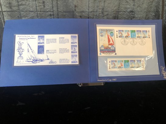 American Sailing Cup 1987 Official Post Stamp Collection (4 Of 9)