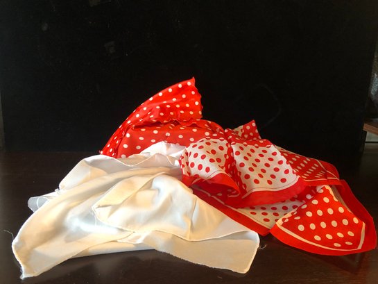 Red And White Scarves (Assortment)