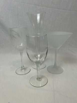 Assorted Vintage Cocktail Glasses