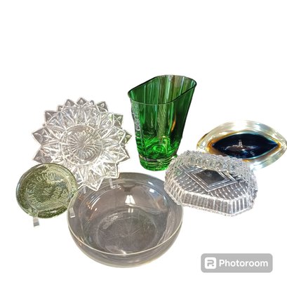 Asst'd Glass Vessels & Vase