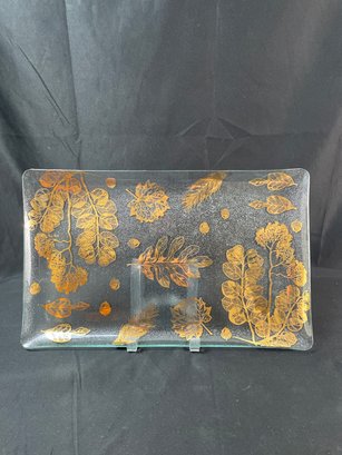 Gold Embossed Serving Tray
