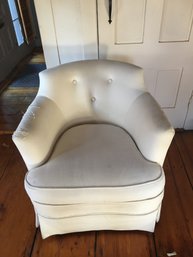 Upholstered Skirted Chair