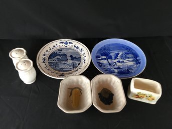 Assorted Plates, Molds Etc
