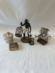 Miniature Home Decor & Trinket Boxes   (dr)