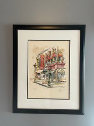 Chinatown Lithograph By Wayland Moore