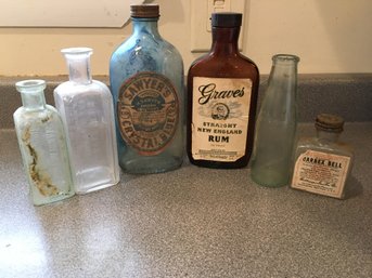 Six Old Bottles