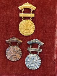 Lot Of 3 NRA Medals