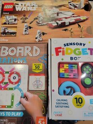 Sensory Fidget Box, Pegboard Creations, Star Wars Legos