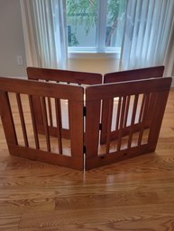 Two Free Standing Wooden Gates (4 Total Panels)