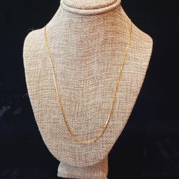 14k Yellow Gold 's' Chain, No Clasp