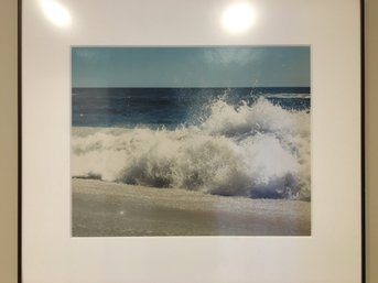 Framed Wave Photograph