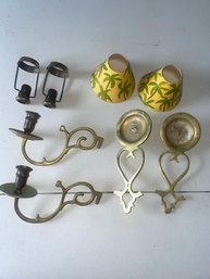 Wall Sconces And Candle Holders With Shades