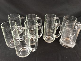 Glass Beer Mugs- Hillsborough NJ Bicentennial